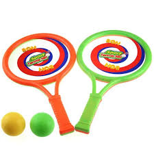 2 Set Petite Raquette De Tennis En Plastique Jouet Style De Dessin Anime Raquette Drole Activites De Plein Air Jouet Portable Prix Pas Cher Cdiscount