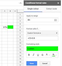 After doing so onchange should trigger automatically whenever you change the font color of any cell. Conditional Formatting Based On Another Cell S Value Stack Overflow