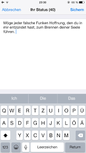 Bin gespannt auf die reaktion meiner nachbarn! „bevor's peinlich wird, frag ich lieber google! „es ist hart, ein diamant in einer welt voller. Dein Whatsapp Status Moge Jeder Falsche Funken Hoffnung Den Du In Mir