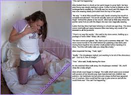 Once i was taped up and had my clothes back on. Sissy Diaper Girl Cumception