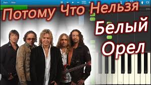 слова песни потому что нельзя быть на свете красивой такой Belyj Orel Potomu Chto Nelzya Na Pianino Synthesia Youtube
