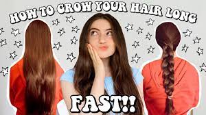 I wear it up in a ponytail or a bun most often, to keep it out of my face at work, but i worry that my ponytails are. How To Grow Your Hair Long Fast Waist Length Hair Youtube