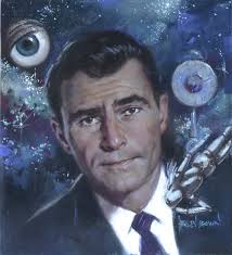 HARLEY BROWN original Published Art,ROD SERLING TWILIGHT ZONE,Filmfax cover  #75,, in High Quality Comics's The HARLEY BROWN gallery of Original Art  Comic Art Gallery Room