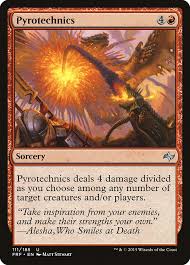 Export cards as full vectors. Pyrotechnics Fate Reforged Frf 111 Scryfall Magic The Gathering Search
