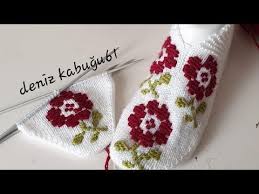 5 Sis Dolama Patik Breiwerk Dolama Patik In 2020 Hausschuhe Stricken Stricken Und Hakeln Stricken