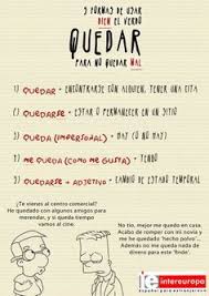 Dificultades Del Verbo Quedar Learning Spanish Teaching Spanish Ap Spanish Language