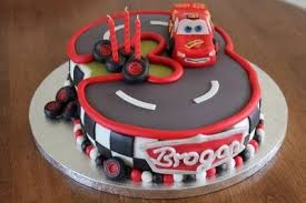 Male Car Birthday Cake For 3 Year Old Boy Disney Cars Cake Children S Birthday Cakes Cars Birthday Cake Boy Birthday Cake Disney Cars Cake