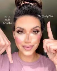 🤗It's absolutely amazing. What can makeup can do? ￼ Would you like your  face to appear broader or thinner? ￼ Would you like a lifted book or a full  cheek look? It