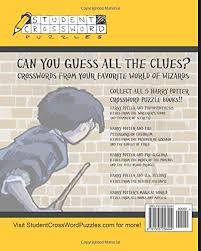 The book on 007 10; Harry Potter S Magical World Student Crossword Puzzles Grades 5 12 Janenko Patricia Edwards Guy 9781505256444 Amazon Com Books