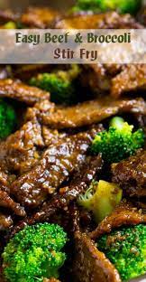 Mix the first 7 ingredients. Easy Beef And Broccoli Stir Fry