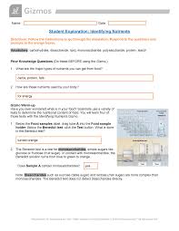 Acces pdf mineral test study guide answers provided. Cecilia Guzman Identifying Nutrients Gizmo Lab Studocu
