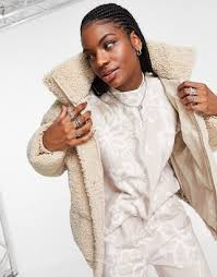 Borg store coat (Borg Buckle Detail Coat In The Style Ireland cheapest)