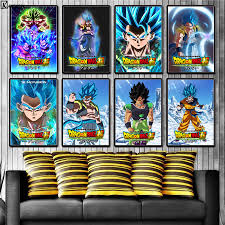 Template:nihongo is a 2018 japanese anime martial arts fantasy / adventure film , directed by tatsuya nagamine and written by dragon ball series creator akira toriyama. Dragon Ball Poster Goku Super Broly 2019 Anime Movie Posters And Prints Canvas Painting Wall Art Picture Living Room Home Decor Buy At The Price Of 1 98 In Aliexpress Com Imall Com