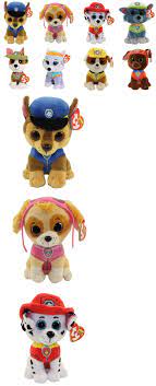 Set 8 Ty Paw Patrol Plush Everest Tracker Chase Marshall Rocky Rubble Skye Zuma Paw Patrol Plush Paw Patrol Paw
