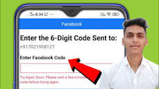 Fix Facebook 6 Digit Code Not Received Problem Solved | Massanger ...