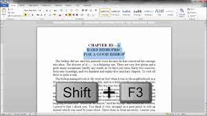 Camel case is easier to type, and underscores are hard to type. Quickly Change To All Caps And Or Lowercase In Word Youtube