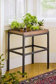 Stand With Copper Tray Plant Stand Indoor Plant Table Copper Tray
