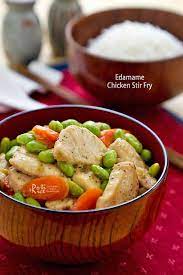 Edamame Chicken Stir Fry Roti N Rice