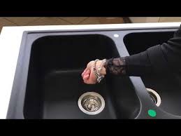 how to clean composite granite sinks