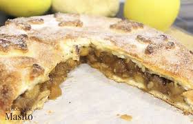 Una receta de tarta de manzanas sencilla que queda deliciosa! Tarta De Manzana Gallega La Cocina De Masito