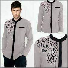 Baju koko dian pelangi selalu memiliki ciri khas khusus, yakni terkesan indonesia. Contoh Gambar Macam Macam Motif Bordir Baju Koko Terbaru