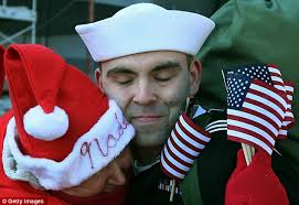 119 soldier dads home for Christmas meet their newborn babies for first  time