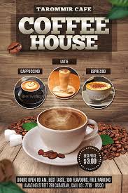 Coffee House Flyer Coffee Shop Menu Best Coffee Shop Food Poster Design