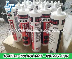 BÁN SỈ, RẺ KEO SILICONE CHỊU NHIỆT ĐỘ CAO XTRASEAL 650 ĐỘ F RED RTV