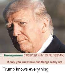 Anonymous 030212fri1739 No1921453 If Only You Knew How Bad Things Really Are Bad Meme On Me Me