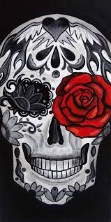 A short summary of this paper. Red Rose Day Of The Dead Art By Melody Smith Day Of The Dead Art Skull Sugar Skull Art