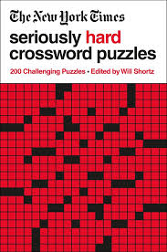 The puzzles are challenging, but not too hard that you'll be stumped right away. The New York Times Seriously Hard Crossword Puzzles The New York Times Macmillan