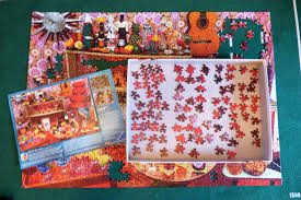 Suitable for ages 12 years and up. Chez Maximka Ravensburger Perplexing Puzzles No 9 Retro Revelry 1000 Pc Jigsaw Puzzle