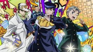 It was published to commemorate jojo's bizarre adventure's 25th anniversary. Athah Anime Jojo S Bizarre Adventure Josuke Higashikata Okuyasu Nijimura Koichi Hirose Jotaro Kujo 13 19 Inches Wall Poster Matte Finish Paper Print Animation Cartoons Posters In India Buy Art Film