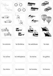 Transporte Transport In Spanish Worksheet Transportation Spanish Activities Spanish