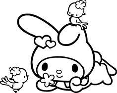 Welcome in free coloring pages site. 11 My Melody Ideas My Melody Melody Hello Kitty