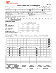 9 terms and conditions for banking services to: Bob Account Opening Form Fill Online Printable Fillable Blank Pdffiller