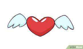 Great for a valentines card, this step by step lesson with video shows you how to draw a heart with wings, flames, arrow and a banner. 4 Ways To Draw A Heart With Wings Wikihow