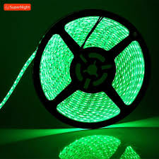 Led Lighting Green Led Strip Light 3528 Smd 5m 600leds Dc 12v Waterproof Flexible Led Light Strip Tape Led Light Strips Waterproof Led Lights Waterproof Led