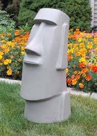 Large 28 Indoor Outdoor Easter Island Moai Tiki Statue Tiki Statues Easter Island Moai Easter Island Statues