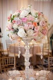 Diy Tall Centerpiece Inspiration Use E6000 Glue To Stack Short Dollar Stor Cheap Wedding Centerpieces Wedding Centerpieces Diy Dollar Tree Wedding Decorations