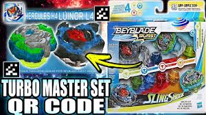 Beyblade burst codes are here, that work in 2021. Qr Codes Turbo Master Set Beyblade Burst Turbo App Collab Youtube