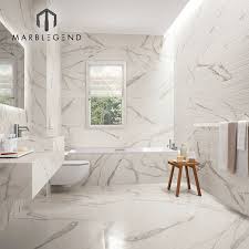 We don't keep statuario marble tiles in stock as when you buy stocks of marble tiles, the risk of receiving products which come from different slabs batches is this means that there is absolutely no risk that you'll get statuario marble tiles which present colour variations or different grades of quality. China Factory Elegant Style Statuario White Marble For Bathroom Pfm Stone Building Art