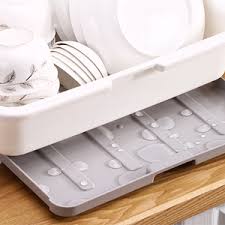 Amazon has the madesmart collapsible dish rack (grey/white, 18110c) for $14 with free shipping on $25+ or with prime. Amazon Com Medium Size Dish Drying Rack And Drain Board With Lid Cover Tomorotec 16 X 12 2 X 10 6 Nursing Bottle Holder Kitchen Plate Cup Dish Drying Rack Tray Cutlery Dish Drainer Kitchen