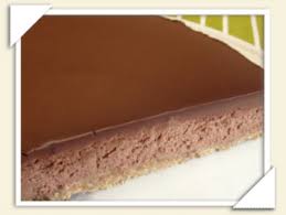 Cheesecake con copertura al cioccolato. Cheesecake Al Cioccolato Con Glassa Fondente Di Sabrina Ricette Con Mcvitie S Digestive