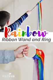 Here are my favorite movement and action songs. Rainbow Ribbon Wand And Ring For Movement Activities Creative Little Explorers Movement Activities Music Crafts Preschool Rainbow Activities