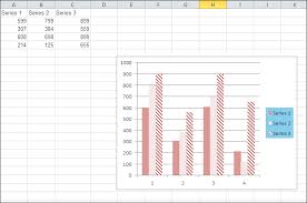 how to set the background color of legend in an excel chart