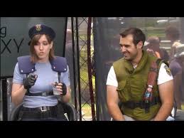Jill Valentine & Chris Redfield Cosplay - Comic-Con 2013 - YouTube