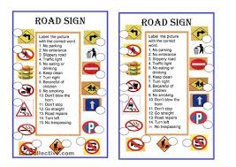 53 Free Esl Signs Worksheets Road Signs Reading Comprehension Lessons Traffic Signs