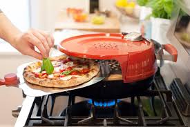Amazon Com Pizzacraft Pc0601 Pizzeria Pronto Stovetop Pizza Oven Cooks Pizza On Gas Stovetop Stovetop Pizza Pizza Oven Home Pizza Oven