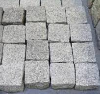 Granito Cinza Bush Hammered 10X10 Pavimentação de Calçada em ...